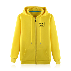 Sudadera con Capucha y Cierre para Hombre, Color Gris, Corte Regular, Estilo Casual, Color Sólido, Algodón French Terry, Manga Larga, para Otoño - Product Image 2