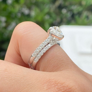 Elegante Anillo de Diamantes con Corte Corazón Blanco en Plata de Ley, Regalo de Aniversario, Joyería para Eventos Especiales, Anillo Romántico para Mujer - Product Image 4