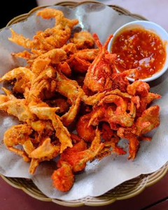 RETAIL VIETNAM Crispy Baby Crab Snack <b>Sweet</b> Spicy Flavor 3.53oz Jar for <b>Beer</b> Snacks Bars Restaurants and Seafood Retailers - Product Image 1