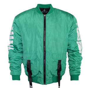 Chaqueta Bomber Verde Táctica Techwear para Hombre, Estilo Urbano Cyberpunk, Cortavientos, Hip Hop, Funcional, Cargo, Utilitaria, Chaqueta de Vuelo 2026 - Product Image 5