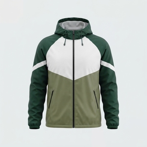Veste coupe-vent unisexe à capuche et fermeture éclair, imperméable, à manches longues, pour l'hiver, service OEM, prix abordable, fermeture frontale rapide - Product Image 5