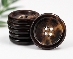 Boutons en corne de buffle véritable de haute qualité, couleur élégante, nouveaux, durables, sans plomb, boutons pour vêtements, artisanat naturel - Product Image 6
