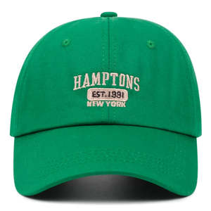 Casquette de baseball en sergé de coton personnalisable avec logo brodé, 6 panneaux, visière incurvée, style streetwear décontracté, chapeau de soleil unisexe - Product Image 1