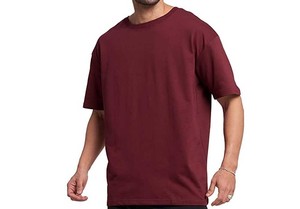Camiseta Lisa para Hombre, Corte Regular, Algodón Jersey, Manga Corta, Cuello Redondo, Camisetas Básicas Transpirables, Suaves e Informales para Uso Diario - Product Image 5