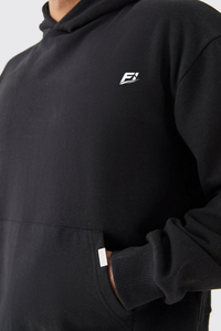 OEM Custom Logo Unisex Sports Men's Hoodies Winter Thermal 100% Cotton Drop Shoulder Oversized <b>Thick</b> <b>Fleece</b> Lined Plain Dyed - Product Image 2