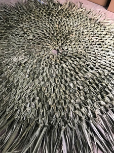แผ่นหลังคาจากหญ้าทะเลธรรมชาติทอมือ  ตกแต่งหลังคาจากใบปาล์มแบบเป็นมิตรกับสิ่งแวดล้อม สำหรับหลังคาของรีสอร์ท เวียดนาม 99 GD หลังคาจากใบปาล์ม - Product Image 3
