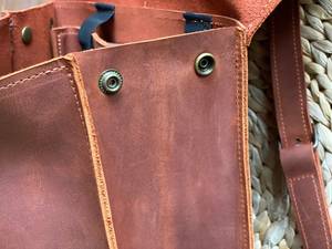 Multi-functional Waterproof Leather <b>Backpack</b> Anti-Theft Vintage Laptop Bag Genuine Leather Rucksack LBP-0314 - Product Image 6