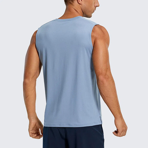 Bulk Cheap Price Oversized Muscle Fit Bodybuilding Tanks Custom Logo Own Brand Tag Sleeveless Training Tees Low MOQ Gym Tank Top - Product Image 4