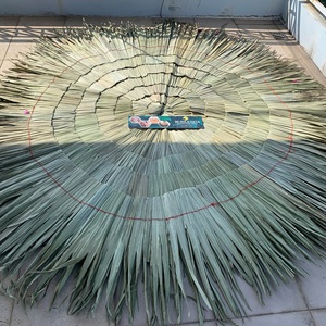 Haut de parasol biodégradable paille naturelle feuille de palmier matériau de toit pour station Gazebo Tiki Huts BEACH SUMMER meubles d'extérieur - Product Image 3