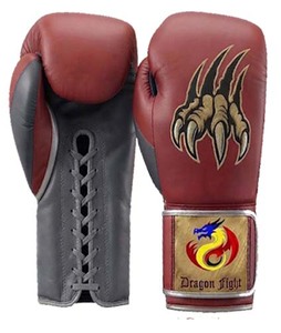 Ensemble de boxe DF-BSArg1 - Casque XL 16 oz, protège-guêtres rouge et gris en cuir véritable, équipement d'entraînement pour sparring, MMA, Muay Thai, Kickboxing, adulte - Product Image 5