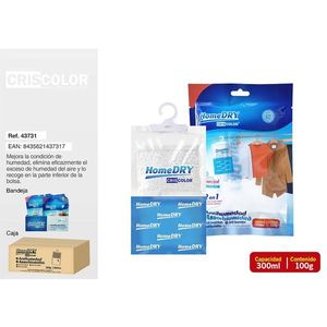 Deumidificatore HomeDry 100g Anti-umidità per uso domestico - Product Image 1
