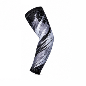 Mangas de compresión para hombre, personalizadas, deportivas, para correr, ciclismo, fitness, entrenamiento, transpirables, elásticas, de soporte y protección. - Product Image 2
