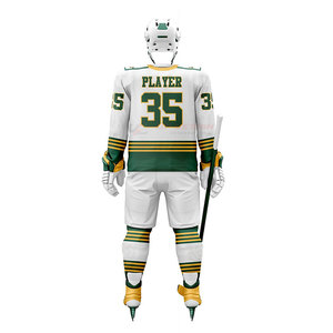 Uniforme de hockey sur glace personnalisé de haute qualité avec numéro d'équipe, nouveau design respirant 100% polyester, prix abordable, sublimation - Product Image 3