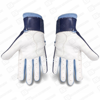 Nouvelle Manchette Longue Personnalisée en Polyester/Coton Respirant Confortable Durable avec Fermeture Auto-agrippante Gauche XL pour Entraînement Adulte Baseball