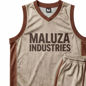 Tenue d'entraînement de basketball haut de gamme : Maillot léger en mesh et short personnalisés pour équipe – Maluza Industries Global Sport - Product Image 1