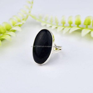 Blue Sunstone 925 Sterling Silver Bohemian Ring Bague de promesse d'inquiétude faite à la main Sunstone Sunstone Ring - Product Image 3