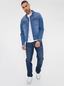 Nouvelle veste en jean pour homme, style streetwear d'hiver, broderie, fermeture à boutons, écologique et respirante, personnalisable en coton - Product Image 3