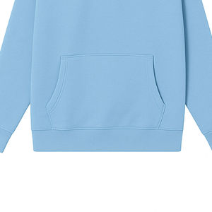 Sudadera con capucha para mujer, de color liso, de forro polar, de manga larga, transpirable, con diseño de bolsillo, para otoño - Product Image 5