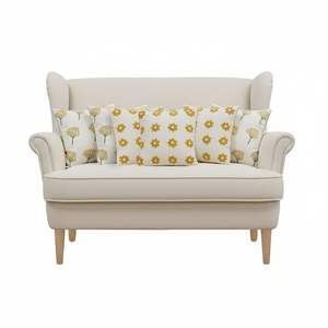 SOGA 5-Piece Sunny Dandelion and Retro Daisy Pillow <b>Cover</b> Set <b>Floral</b> <b>Cushion</b> <b>Covers</b> for Sofa Home Decorative & Throw Pillows - Product Image 1