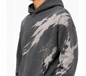 Sudadera con Capucha de Diseñador, Estilo Holgado, Ropa Urbana, Sudadera Informal para Hombre, Uso Diario - Product Image 6