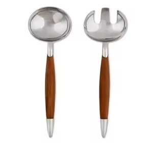 Ensemble d'ustensiles de service en métal pour salade, collection de cuillères et fourchettes pour buffets, hôtels et traiteurs - Product Image 2