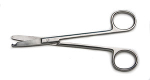 Ciseaux à points Spencer ARI SURGICAL INSTRUMENTS, revêtement bleu, 11 cm (5 pouces), outil de retrait de sutures, certifié CE Classe I - Product Image 3
