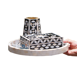 TENDENCIA 2023: Juego de Quemadores de Incienso Religiosos de Nácar y Madera de Agar con Aroma a Sándalo, Diseño de Inspiración Árabe, Regalos - Product Image 5