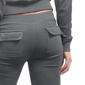 Premium Women's Velvet Fabric Spandex/Polyester Streetwear Jogger <b>Set</b> for Fitness Gym Training <b>Waterproof</b> & Breathable - Product Image 6