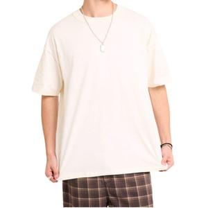 Cumbre Sports Wholesale 100% Cotton Pink Color Customized Men Oversized O Neck T-Shirt Jersey Fabric Breathable Anti-Wrinkle - Product Image 4