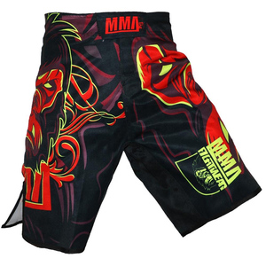 กางเกงชก MMA แบบขายส่งสั่งทำพิเศษสำหรับผู้ชาย พิมพ์ลายแบบ Sublimation ราคาถูก - Product Image 5