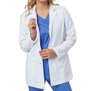 Wholesale Designer Hospital Doctors Lab Coats Uniform White Canvas High Quality Comfortable New Arrival <b>Scrub</b> Uniform - Product Image 1