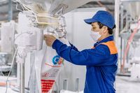 Granulés recyclés de LDPE+LLDPE de qualité standard, gris, pour film de masterbatch déshydratant, anti-humidité, pour sacs poubelles et sacs tissés injectés