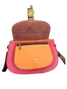 Sustainable Eco-Friendly Recycled Leather <b>Shoulder</b> <b>Sling</b> Bag for Women Handmade in India - Product Image 3