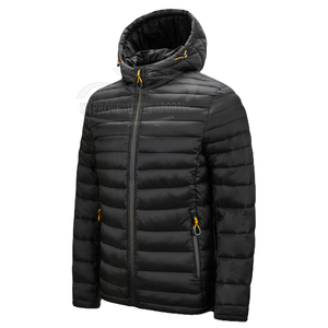 Veste d'hiver pour hommes de haute qualité bouffante à capuche imperméable avec col montant en gros grande taille coton chaud Style High Street - Product Image 6