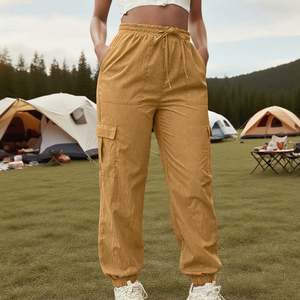 <span class=keywords><strong>Pantaloni</strong></span> <span class=keywords><strong>Cargo</strong></span> da <span class=keywords><strong>Donna</strong></span>, Opzioni Multicolore, Vita Elastica con Coulisse, Leggeri, Antistatici, per Escursionismo e Uso Casual - Product Image 1
