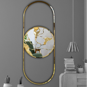 Idéal pour les espaces de vie et les chambres, cette pièce sert à la fois de miroir fonctionnel haute définition et de l'objet d'un art décoratif sophistiqué. - Product Image 6