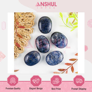 Última Llegada, Piedras de Sodalita Natural de 2.5 Pulgadas de Calidad Premium al por Mayor, Cristales Curativos de Forma Ovalada, 1 kg, Proveedor Indio Anshul - Product Image 3