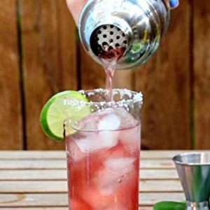 Ensemble de shaker à cocktails en acier inoxydable avec passoire intégrée, outils de bar professionnels pour bar à domicile, barman, boissons - Product Image 3