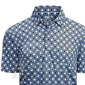 Vente directe d'usine : polos imprimés pour hommes, nouveaux modèles, vêtements décontractés, personnalisez votre propre logo, en vente. - Product Image 3