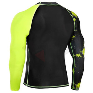 Vêtements d'entraînement slim fit pour hommes, rashguard homme, meilleure vente, rashguard de haute qualité en promotion - Product Image 3