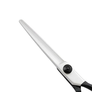Ciseaux de coiffure professionnels 5'' en gros, ciseaux de coupe de barbe durables, faible MOQ, ciseaux de barbier réglables réutilisables, OEM - Product Image 3