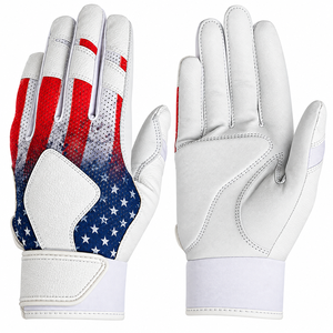 New Design Top Selling High Quality Breathable Adult Men Baseball Batting Gloves Leather Eco-Friendly Custom Logo - Product Image 6