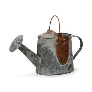 Arrosoir en fer galvanisé de forme ovale, arrosoir en zinc, pot à eau en métal pour plantes d'intérieur et d'extérieur, prix avantageux - Product Image 2