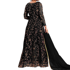 Nouvelle Robe Longue en Chiffon Brodé Lourd, Style Boutique, Travaux Manuels Intenses, Meilleure Vente - Product Image 2