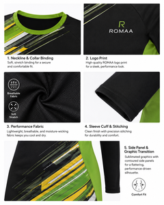 Vestido de Netball Personalizado en Negro, Verde, Amarillo y Blanco para Mujer, Uniforme de Equipo de Manga Larga, Ropa Deportiva de Secado Rápido y Alto Rendimiento - Product Image 2