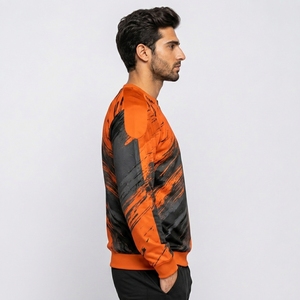 Sudadera Sublimada para Hombre, Estilo Informal, Cómoda, para Uso Diario, Sudadera Larga de Estilo Simple, Superventas - Product Image 5