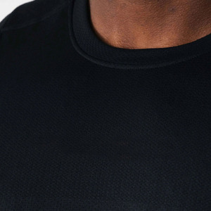 Débardeur de sport sans manches pour homme, noir, coupe ajustée, pour entraînement, avec logo personnalisé, vêtements de fitness, 100% coton, séchage rapide, vente en gros - Product Image 5