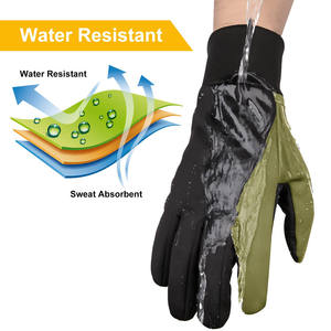 Gants de cyclisme respirants, nouveaux, professionnels, avec logo personnalisé, pour homme et femme, sport, hiver, doigts entiers, course à pied, compatibles écran tactile - Product Image 2