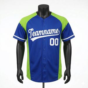 Camiseta de Béisbol Juvenil Personalizada, Camiseta de Equipo con Impresión Personalizada, Camiseta de Béisbol de Sublimación de Alta Calidad, Diseño Personalizado OEM Disponible - Product Image 1
