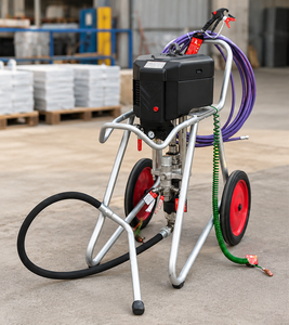 Pompe à air professionnelle Aeropro R45 avec roues et tuyaux pour usage industriel, personnalisable OEM - Product Image 4